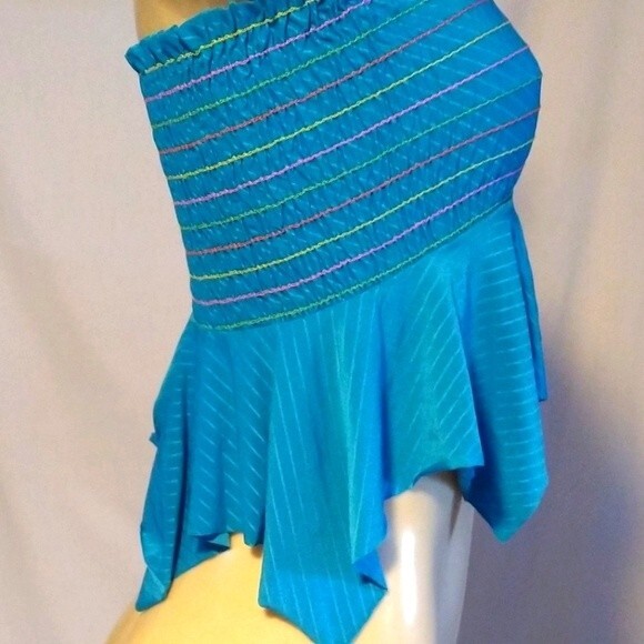 Blue Tube Top M - Picture 4 of 6